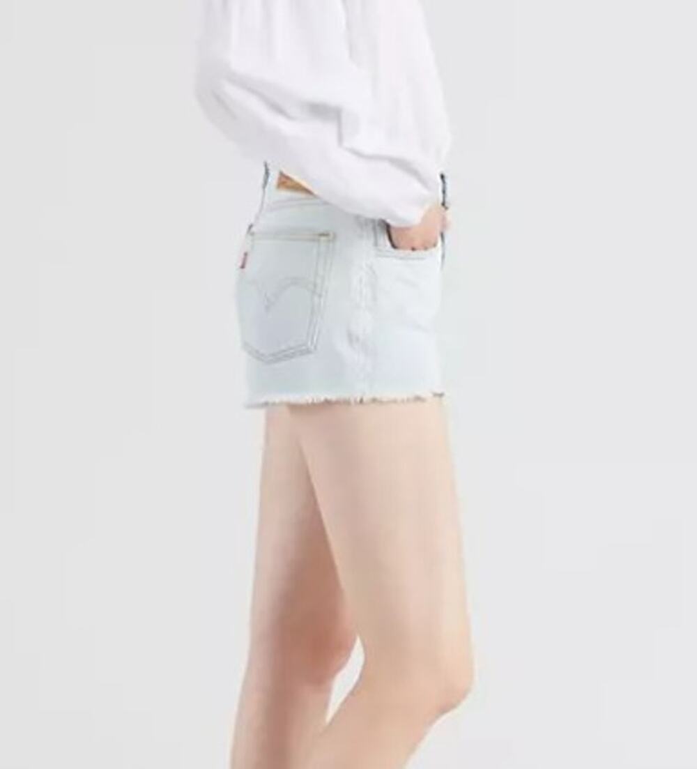 Levi's 501 WOMENS SHORTS Floral Embroidery Size 25